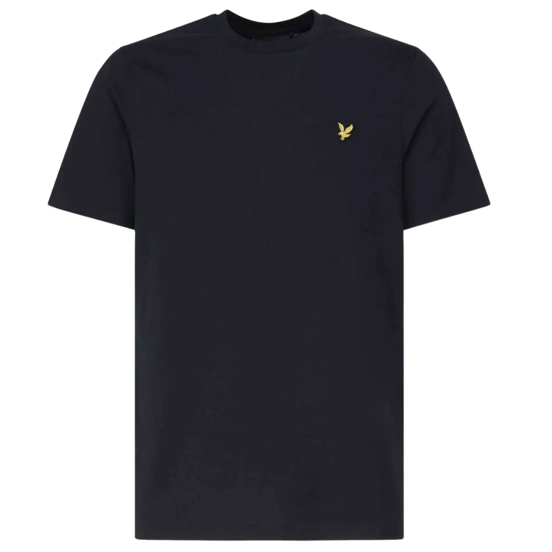 Lyle Scott Brand Chest Logo Dark Navy T Shirt