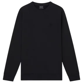 Lyle Scott Tonal Eagle Logo Dark Navy Blue Pull Over Sweatshirt