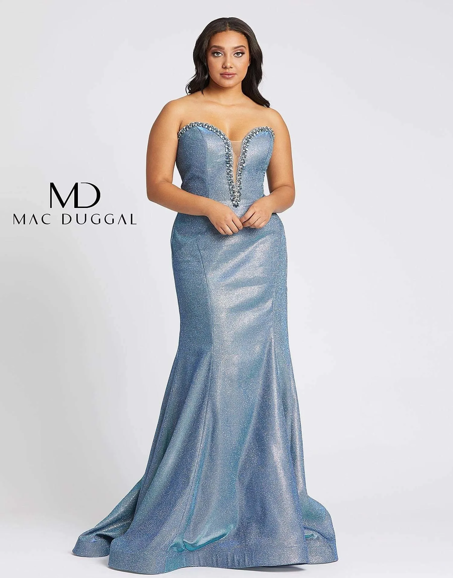 Mac Duggal 66815 Fabulouss Plus Size Long Dress