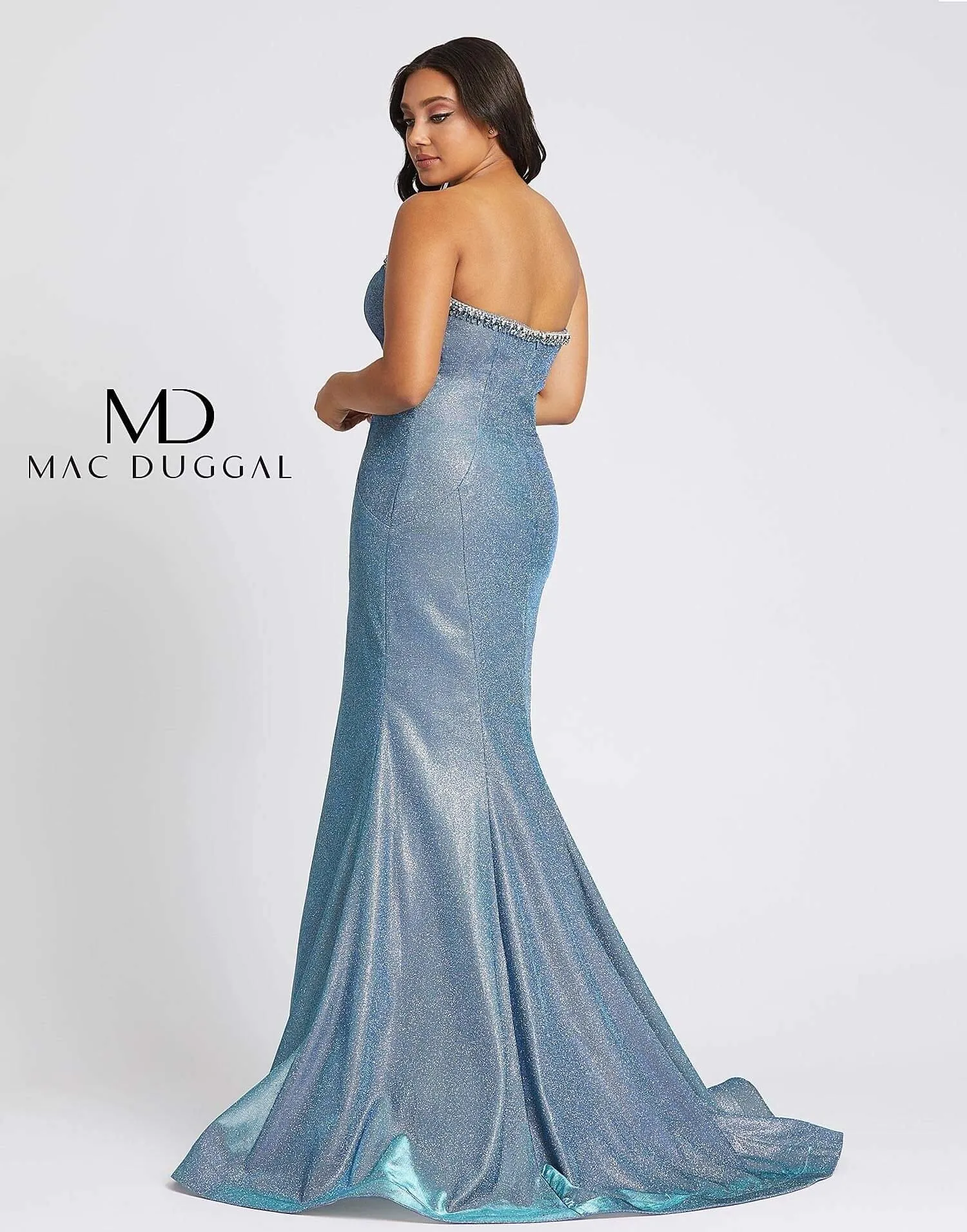 Mac Duggal 66815 Fabulouss Plus Size Long Dress