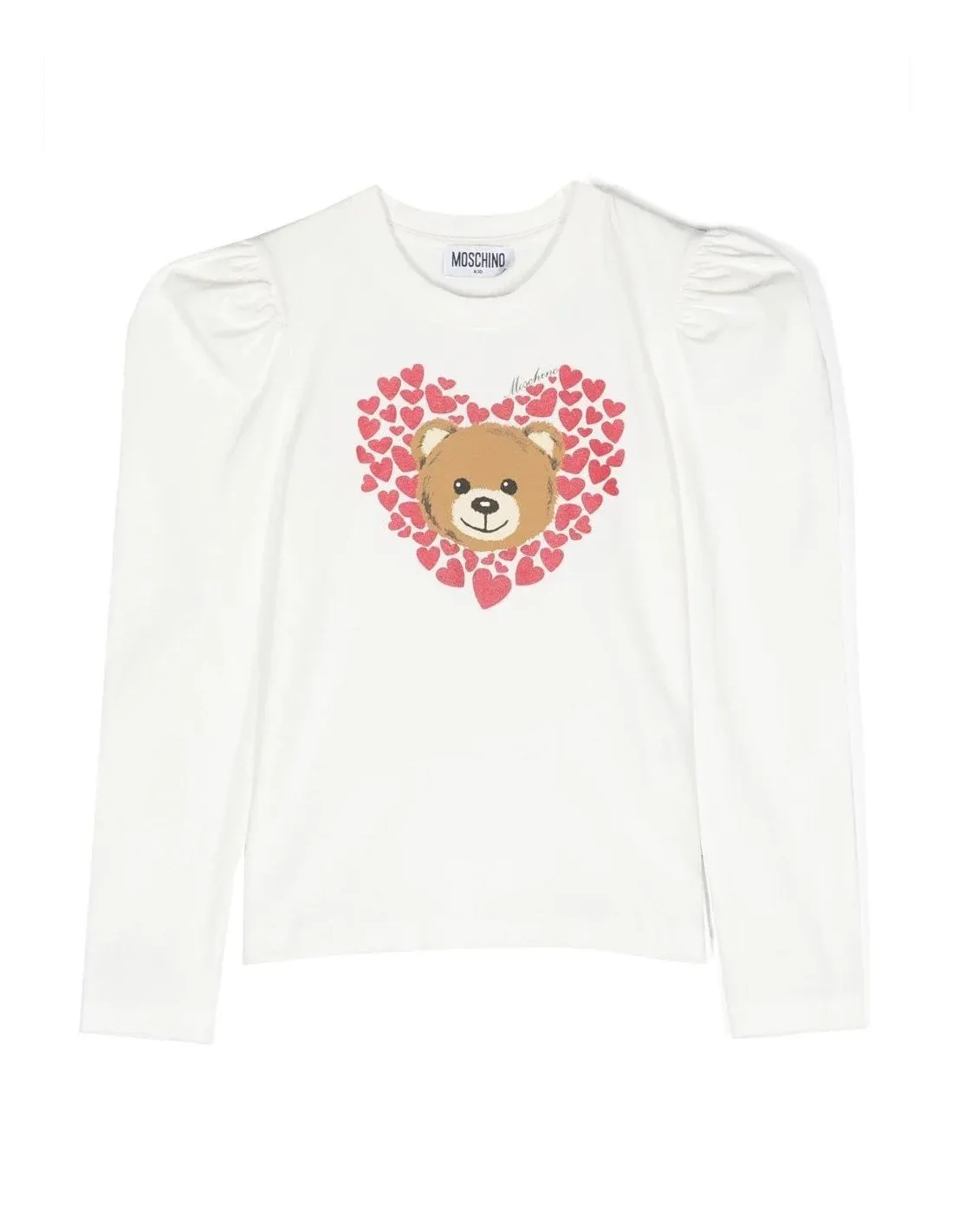 Maglia Moschino bimba HDO00ILBA11 bianca