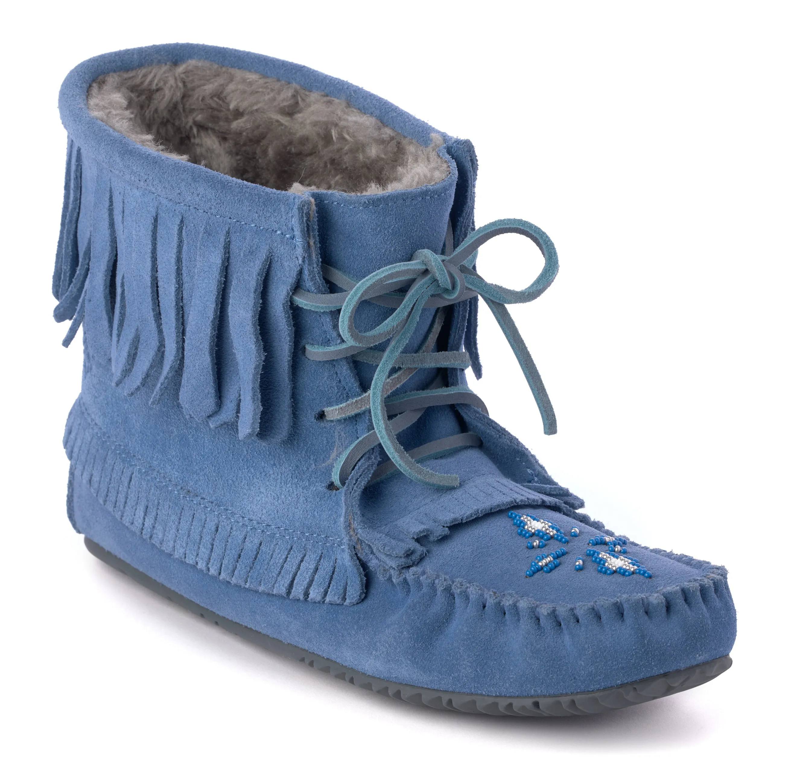 Manitobah Mukluks Harvester Lined Light Blue