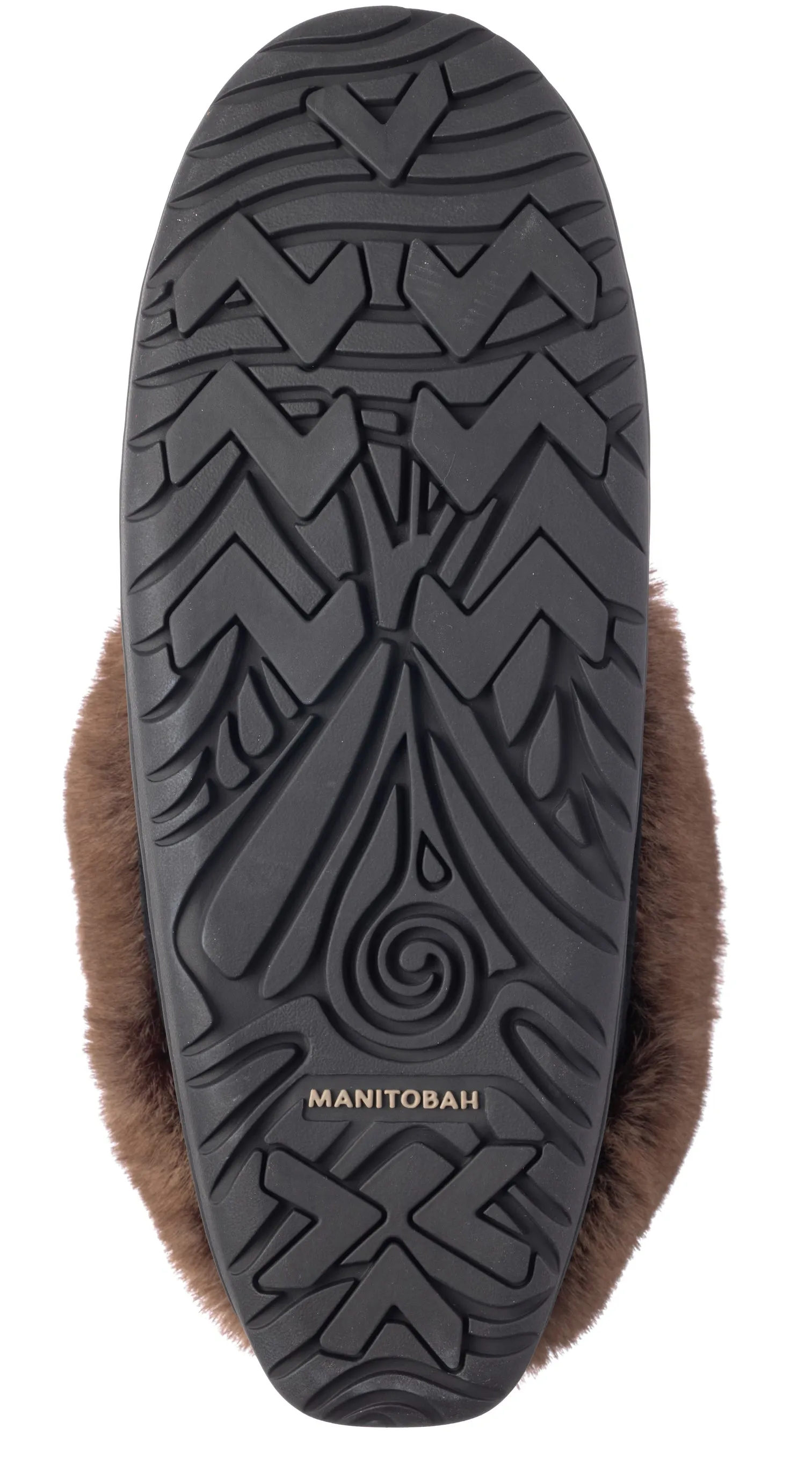 Manitobah Mukluks Short Fur Cuff Black