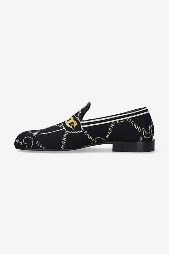 Marni loafers Moccasin Shoe men's black color