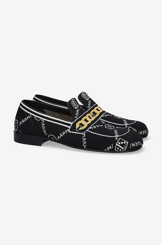 Marni loafers Moccasin Shoe men's black color