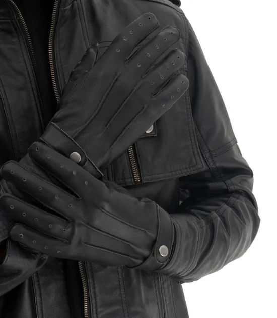 Men's Leather Driving Gloves