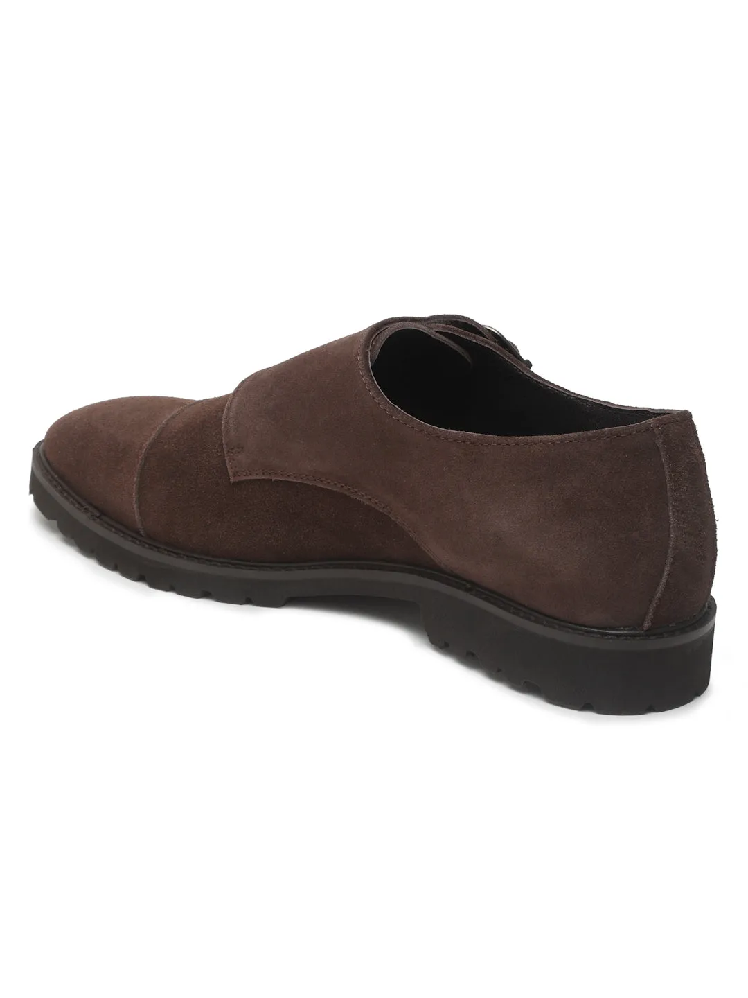 Men's Brown suede Leather Moccasins shoes