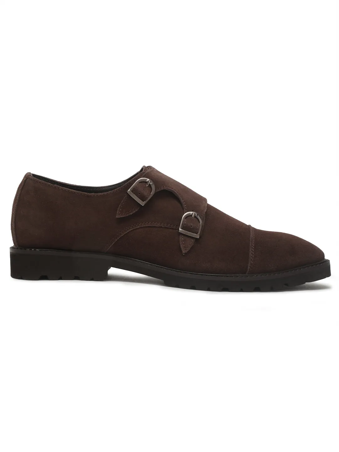 Men's Brown suede Leather Moccasins shoes