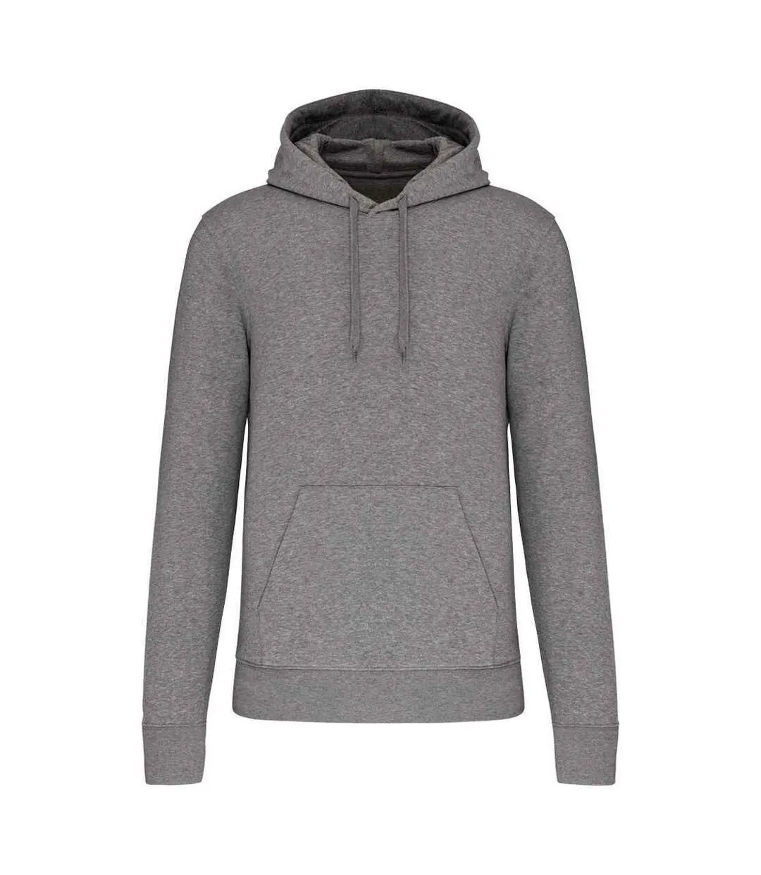 Mens eco friendly hoodie grey heather Kariban