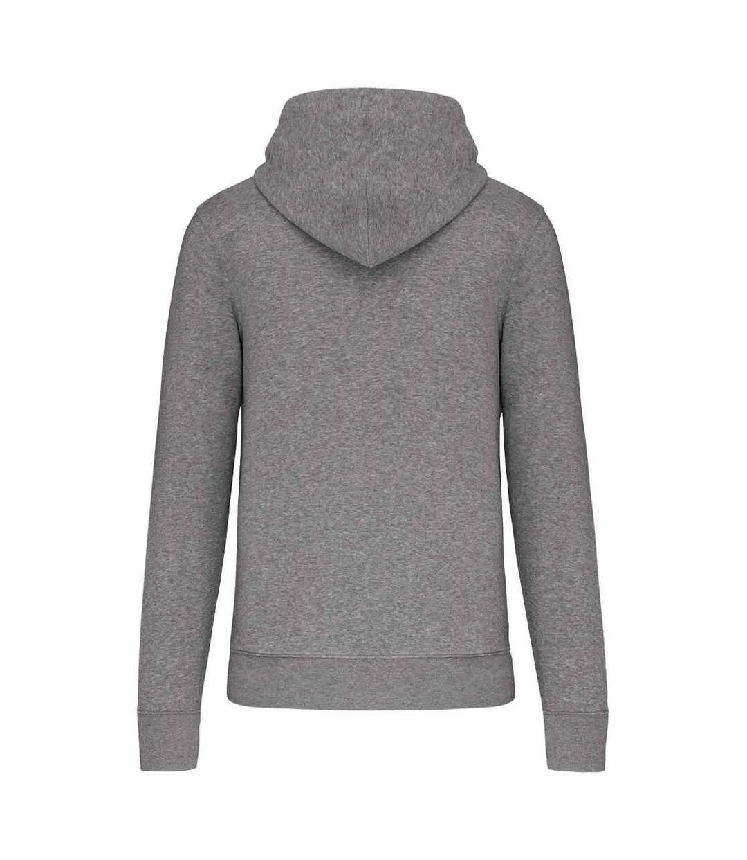 Mens eco friendly hoodie grey heather Kariban