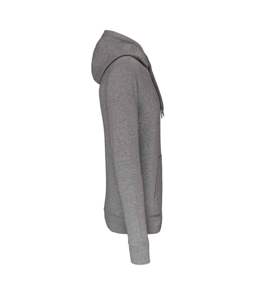 Mens eco friendly hoodie grey heather Kariban