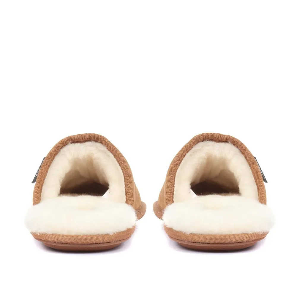 Men's Sheepskin Lined Slippers - DALBY / 319 282