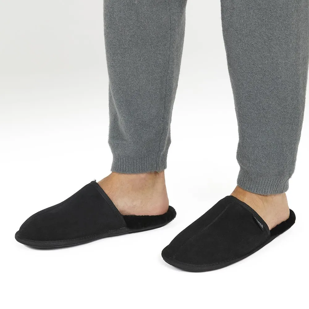 Men's Sheepskin Lined Slippers - DALBY / 319 282