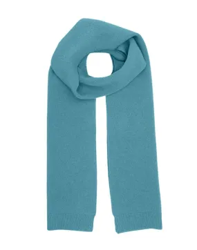 Merino Wool Scarf Teal Blue Sall | Colorful Standard | Watch Wear