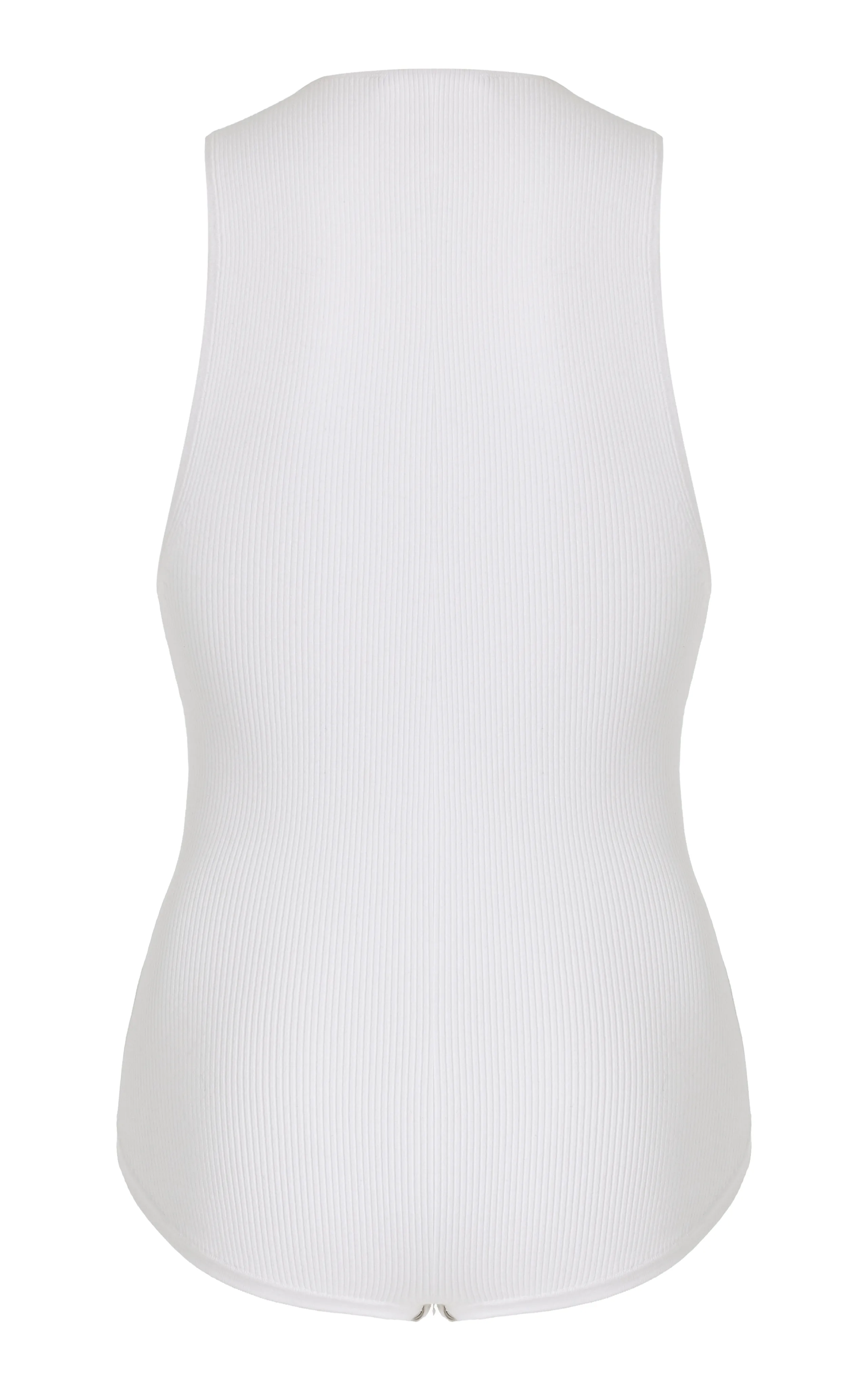 Michael Kors Collection Ribbed Jersey Tank Bodysuit