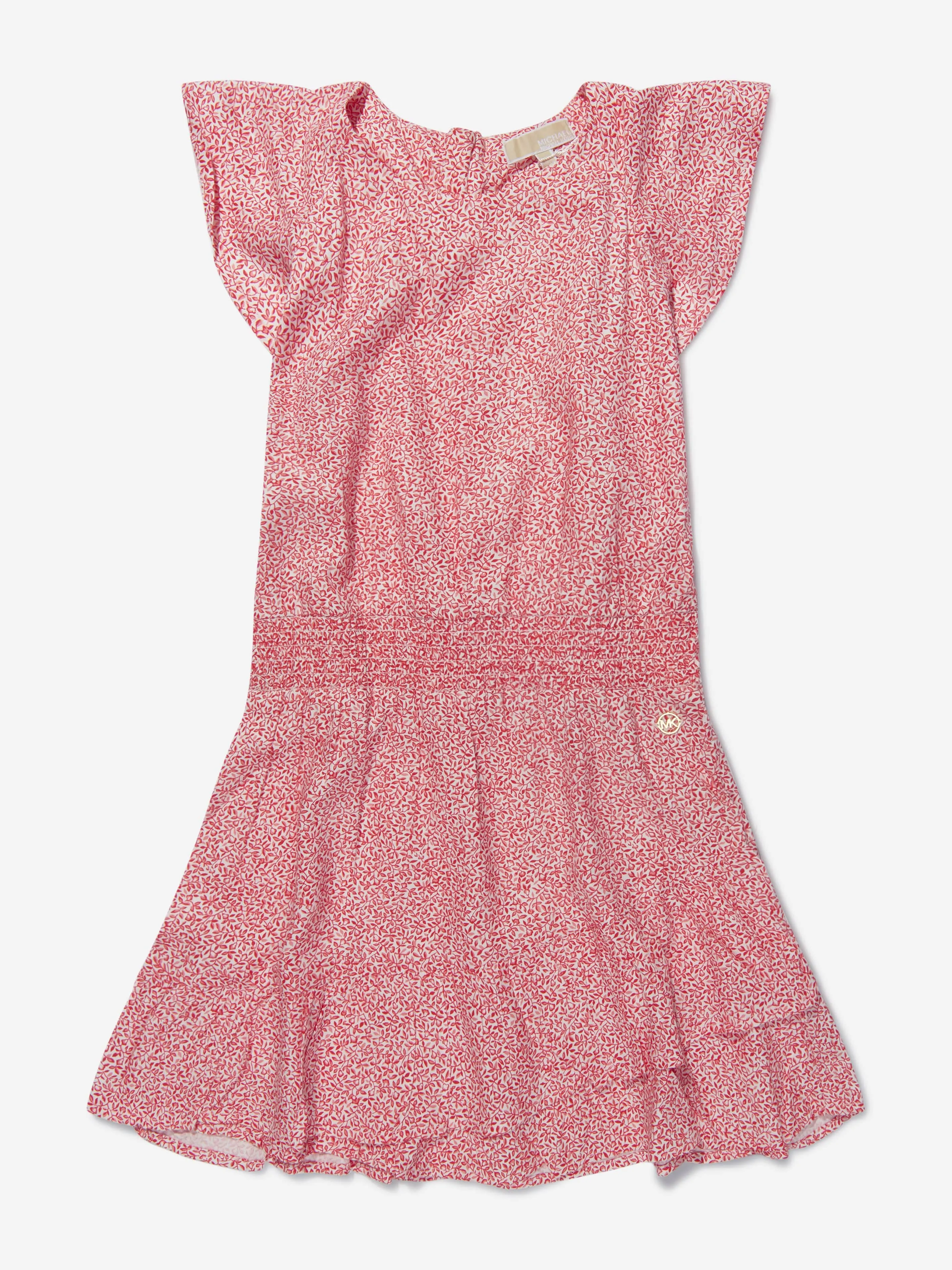 Michael Kors Girls Liberty Print Ruffle Dress