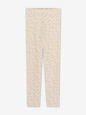 Michael Kors Girls Logo Leggingds in Ivory