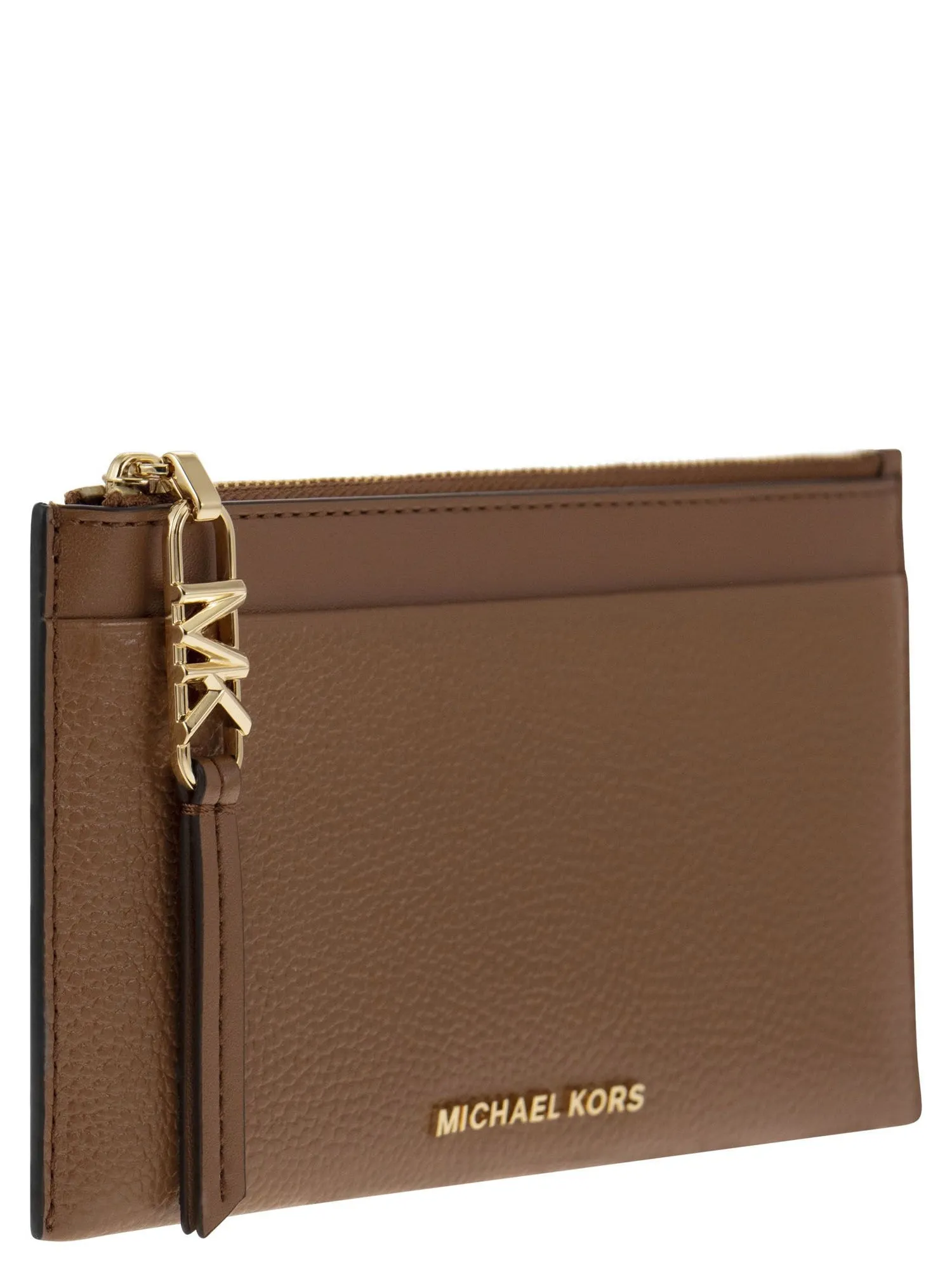 Michael Kors    Michael Kors Large Credit Card Holder In Grained Leather