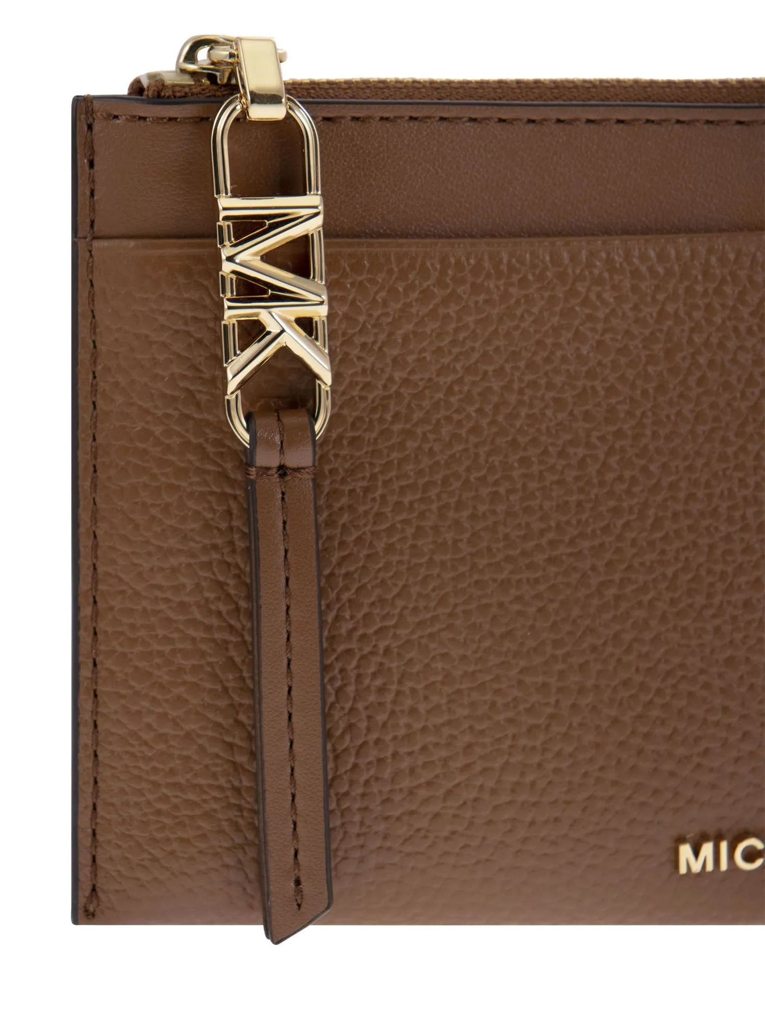 Michael Kors    Michael Kors Large Credit Card Holder In Grained Leather