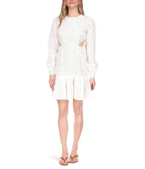 MICHAEL Michael Kors Geo Eyelet Dress