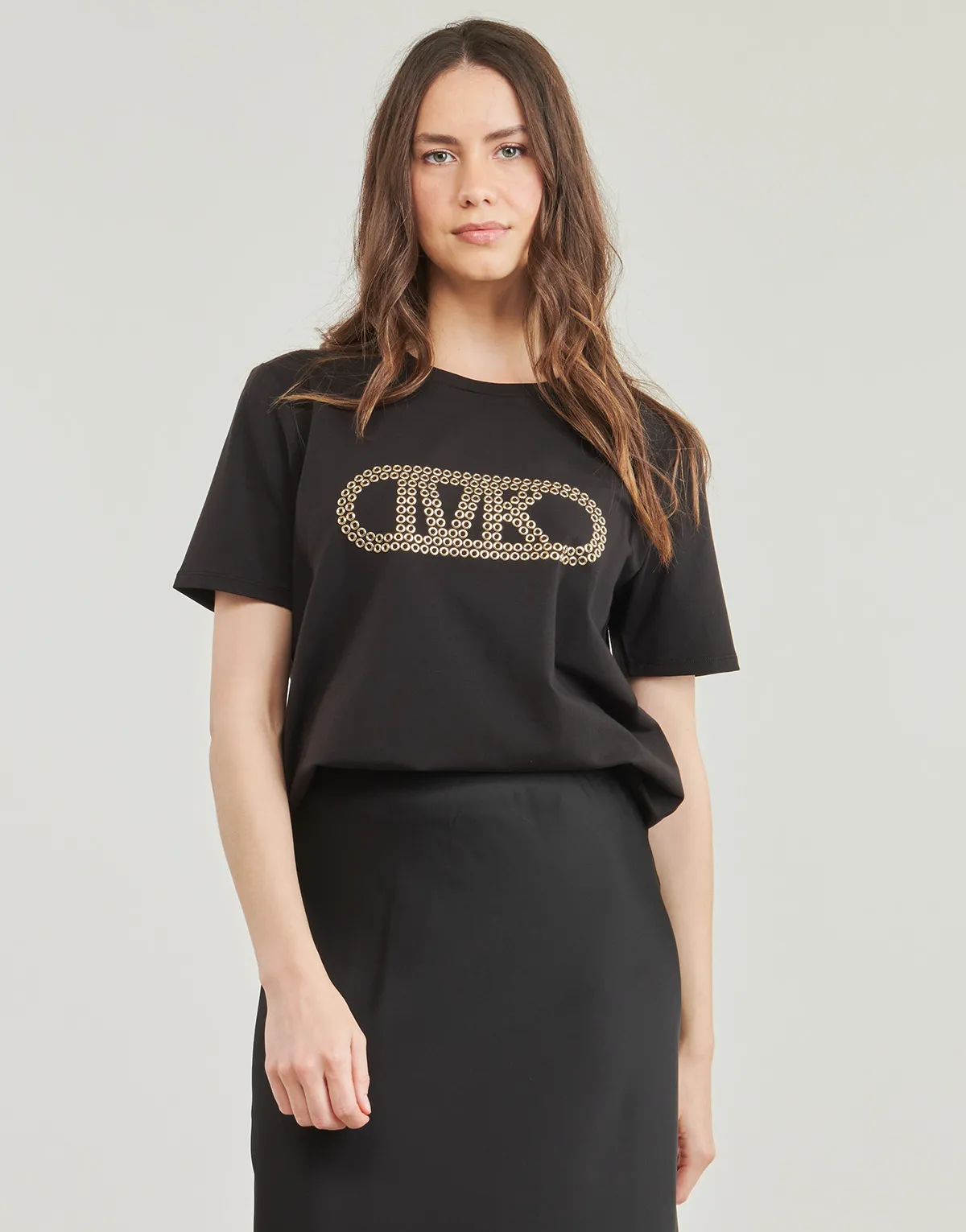 MICHAEL Michael Kors GROMMET EMPIRE CLSSIC TEE