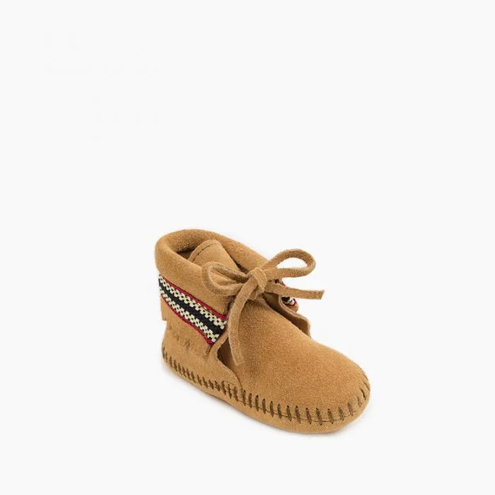 Minnetonka Infant Braid Bootie Moccasins