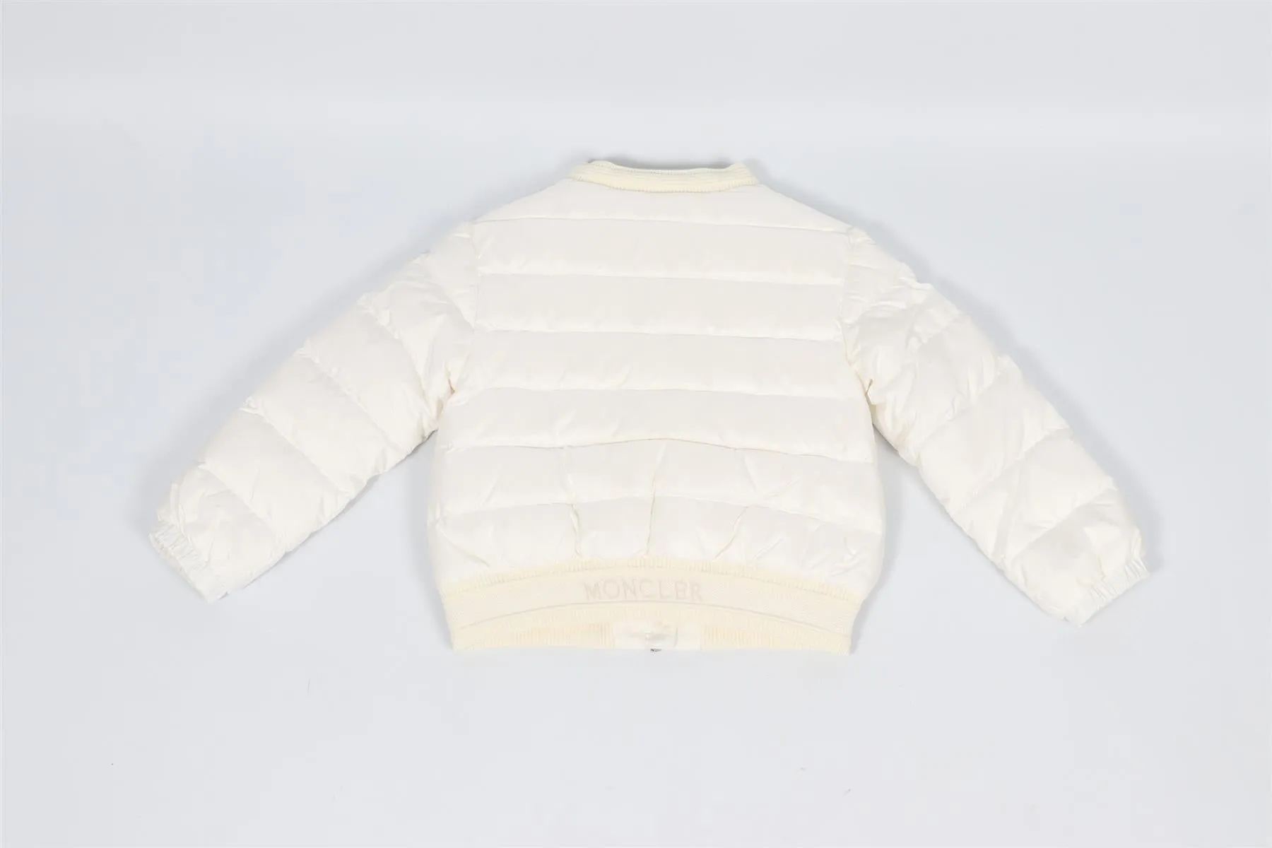 MONCLER WHITE KIDS GRILS PADDED JACKET 3 YEARS