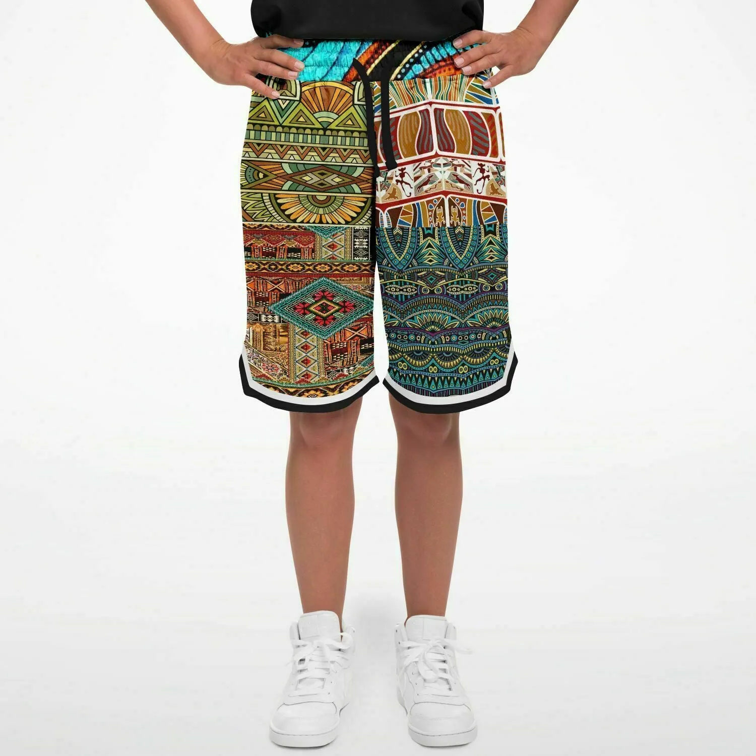 Mother Lode African Print Basketball Shorts