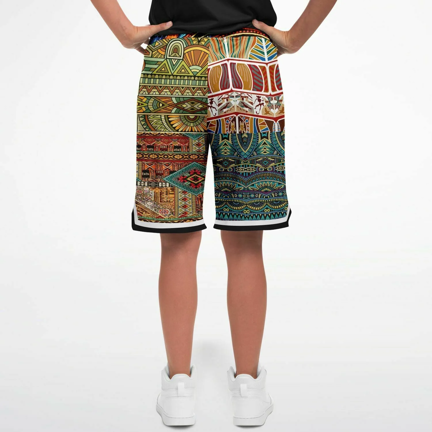 Mother Lode African Print Basketball Shorts