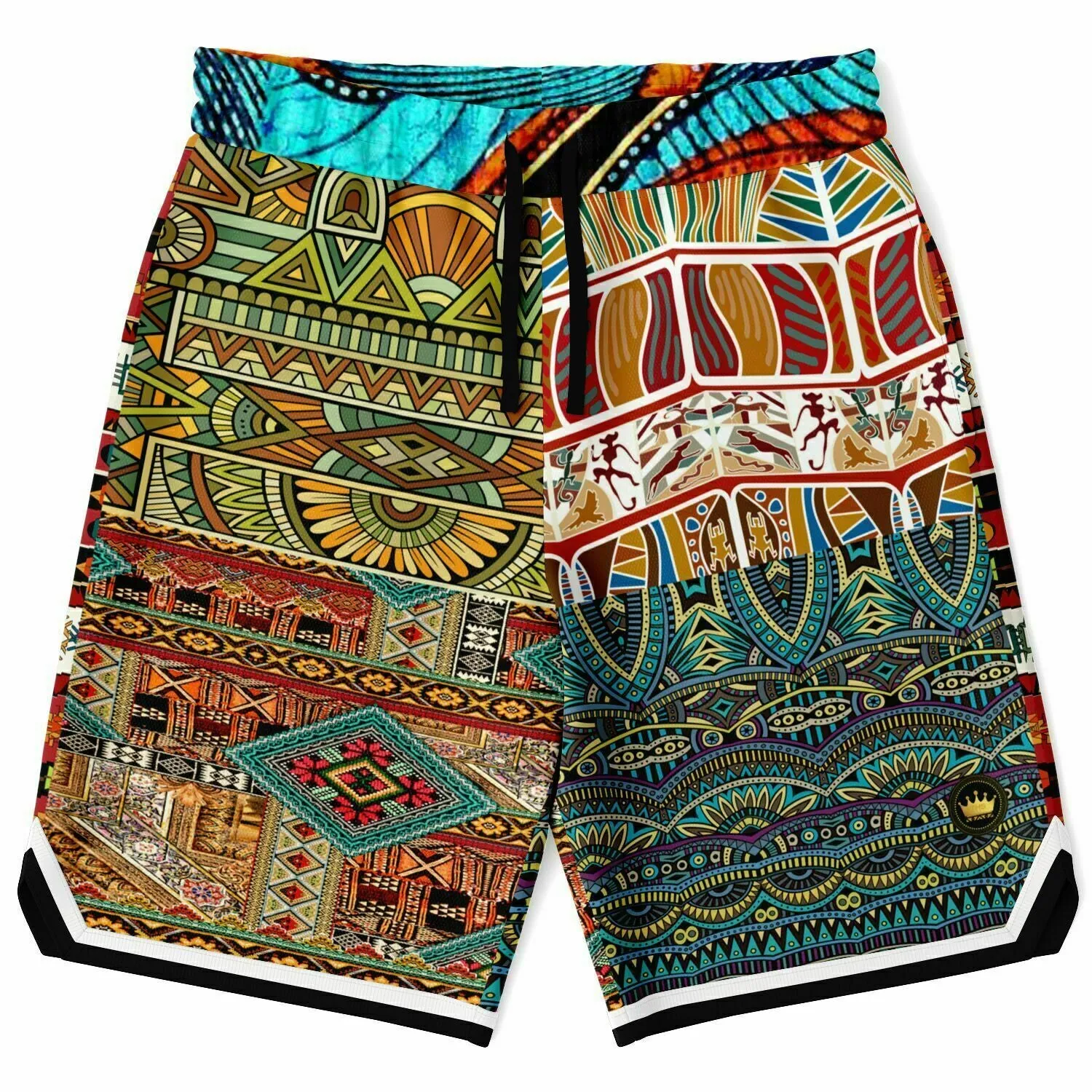 Mother Lode African Print Basketball Shorts