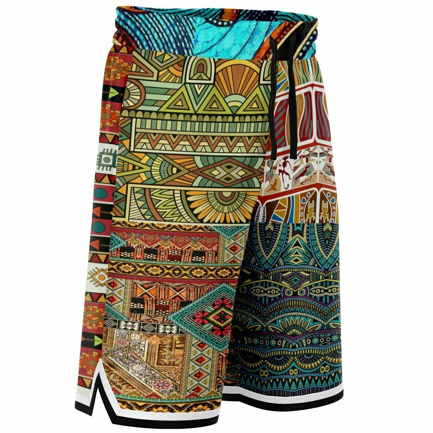 Mother Lode African Print Basketball Shorts