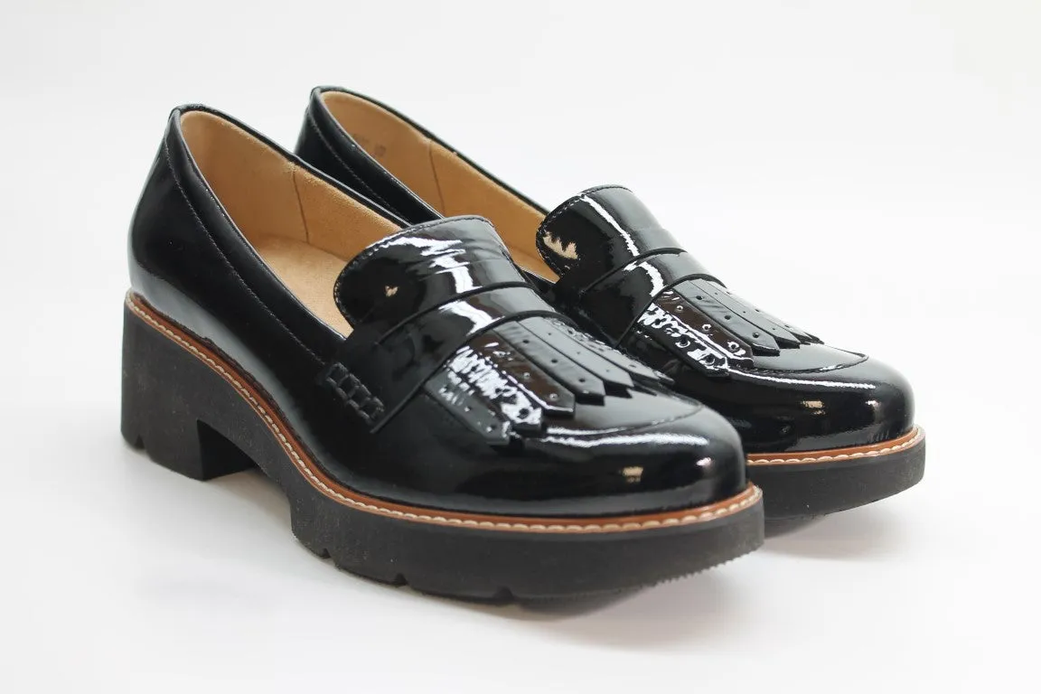 Naturalizer Darcy Women's Black Patent Leather Loafers