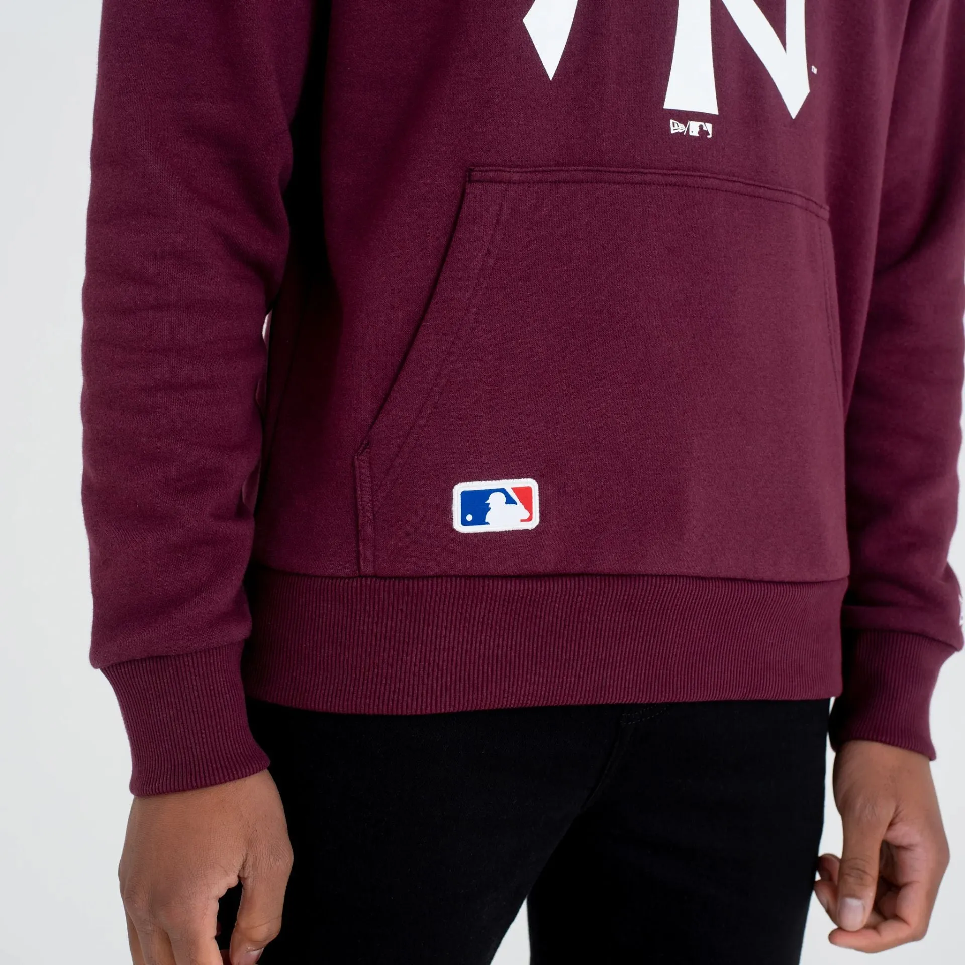 New York Yankees MLB Regular Dark Purple Pullover Hoodie