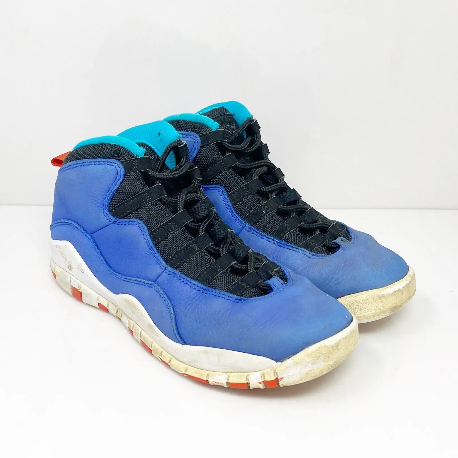 Nike Boys Air Jordan 10 310806-408 Blue Basketball Shoes Sneakers Size 6Y