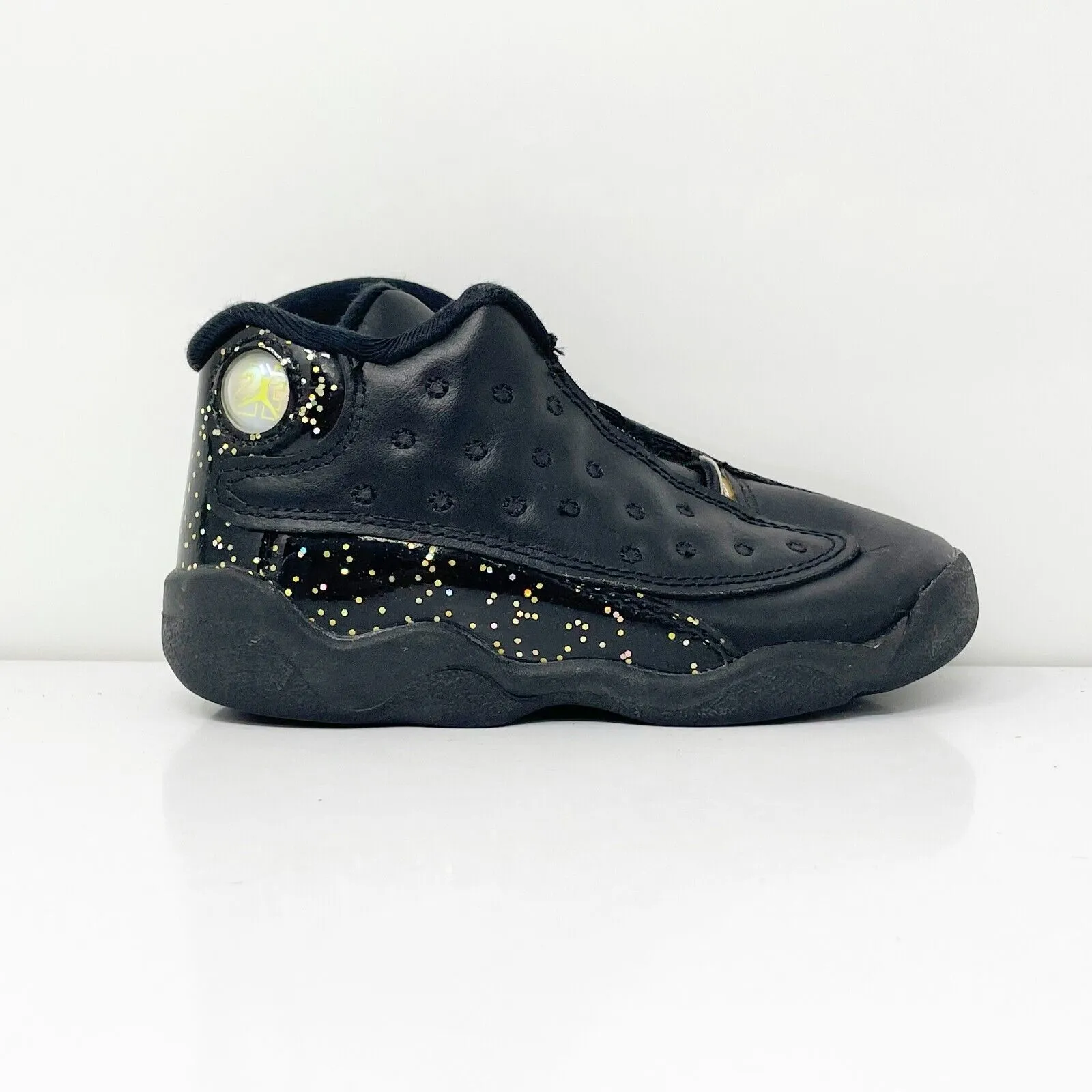 Nike Boys Air Jordan 13 DC9442-007 Black Basketball Shoes Sneakers Size 8C