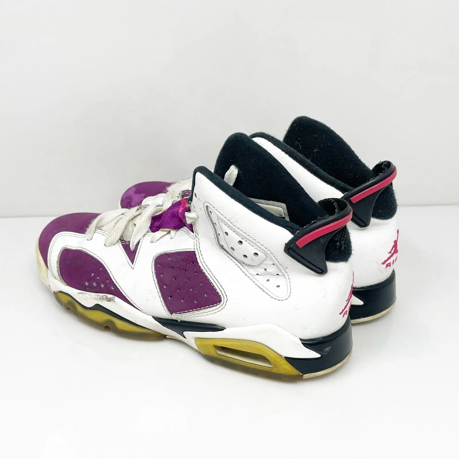 Nike Boys Air Jordan 6 543390-127 Purple Basketball Shoes Sneakers Size 5Y