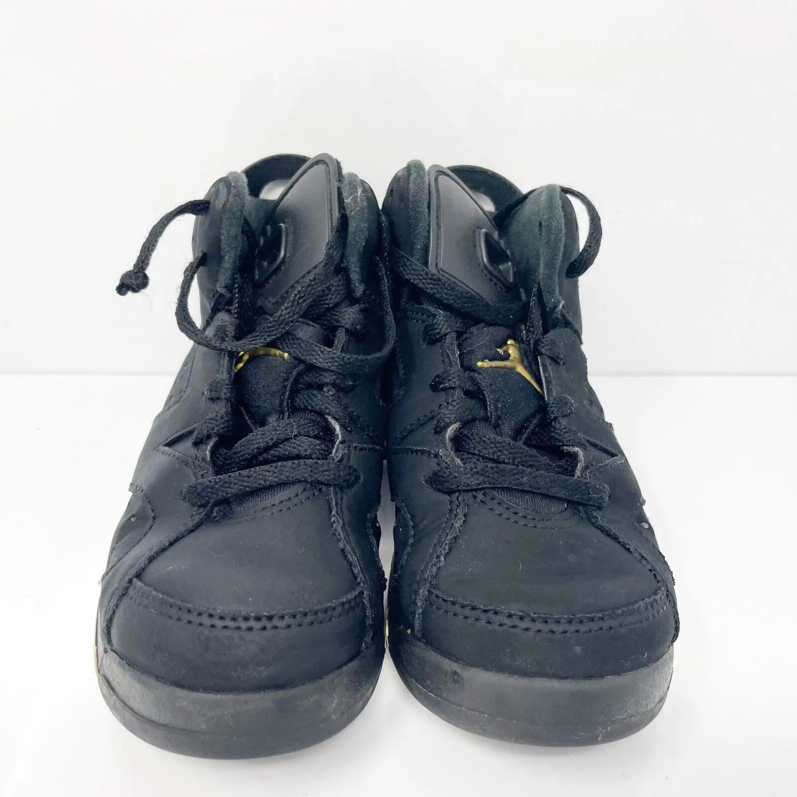 Nike Boys Air Jordan 6 SE CT4965-007 Black Basketball Shoes Sneakers Size 11C