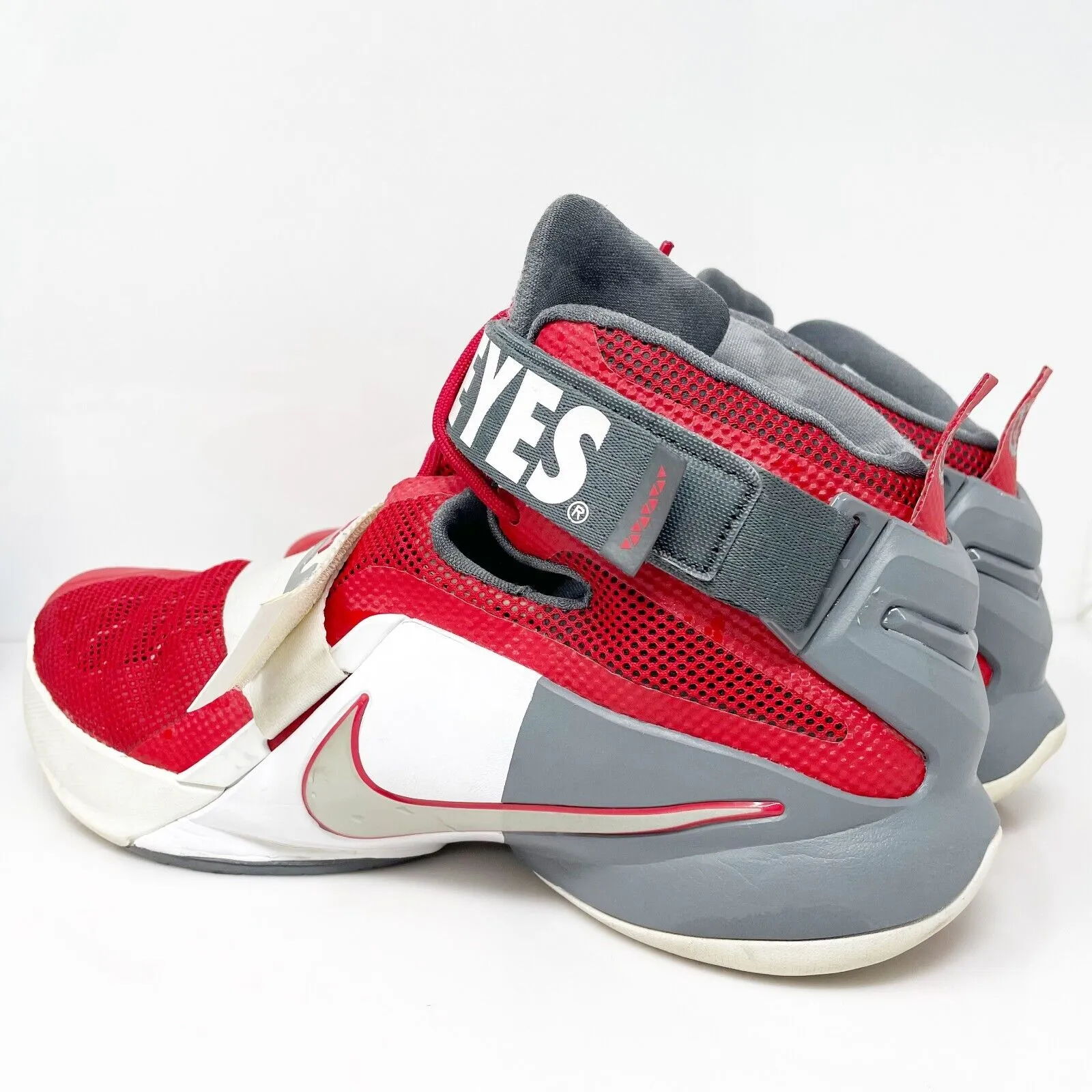 Nike Mens Air Lebron Soldier IX 749490-601 Red Basketball Shoes Sneakers Sz 11.5