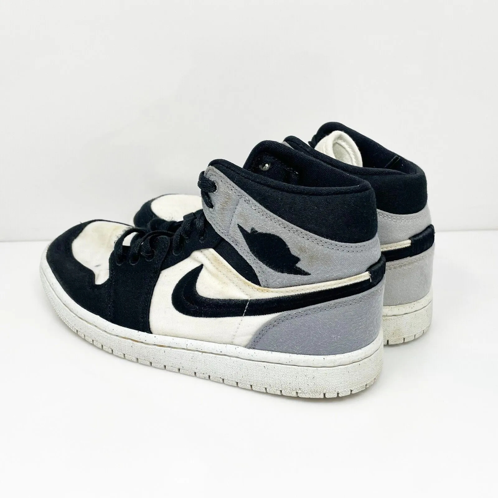 Nike Womens Air Jordan 1 Mid DV0427-100 White Basketball Shoes Sneakers Size 6.5