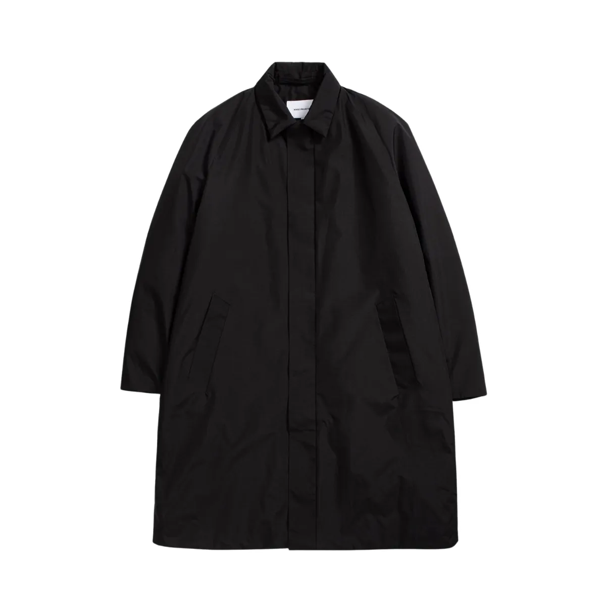 Norse Projects   Vargo Gore-Tex Infinium Raglan Mac Black