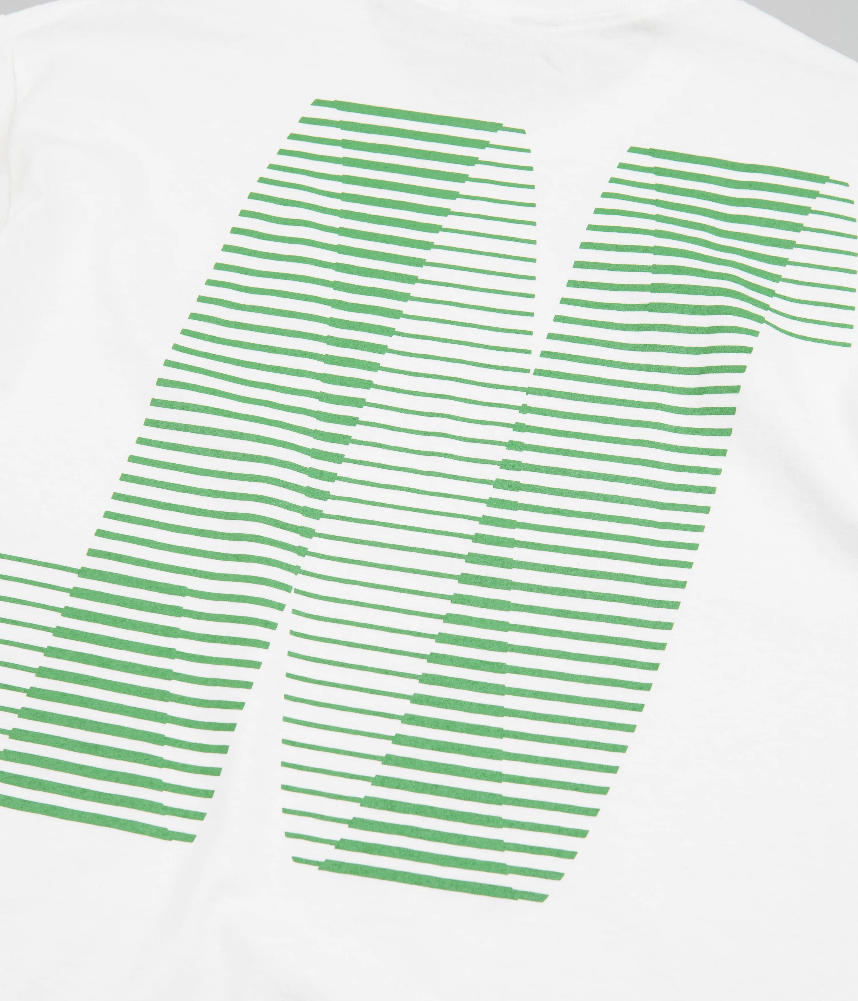 North N Logo T-Shirt - White / Green