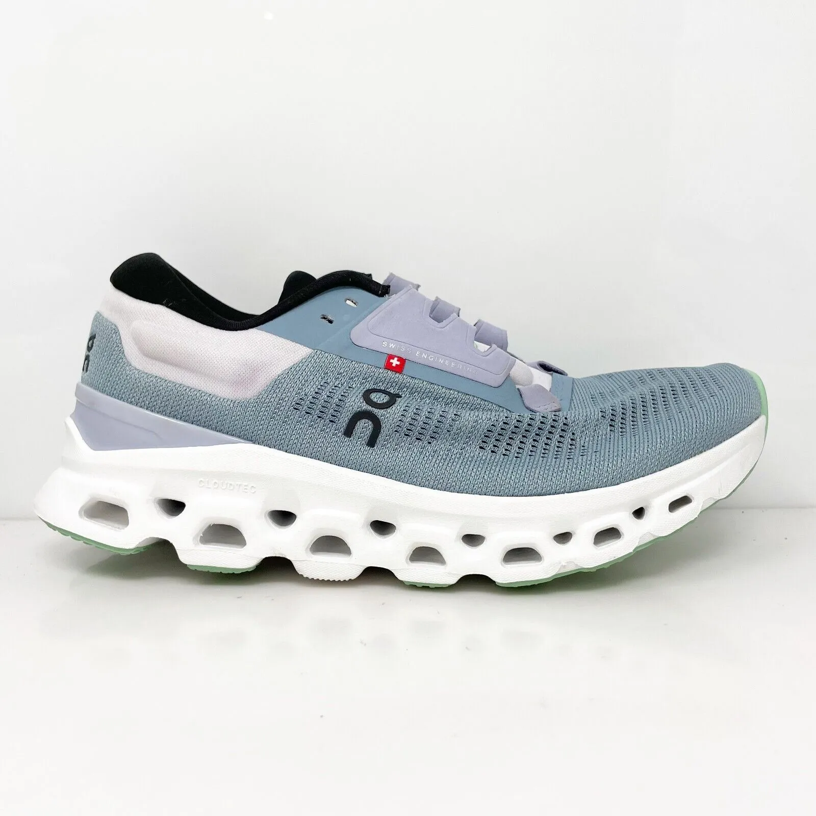 On Womens Cloudstratus 3 Blue Running Shoes Sneakers Size 7.5