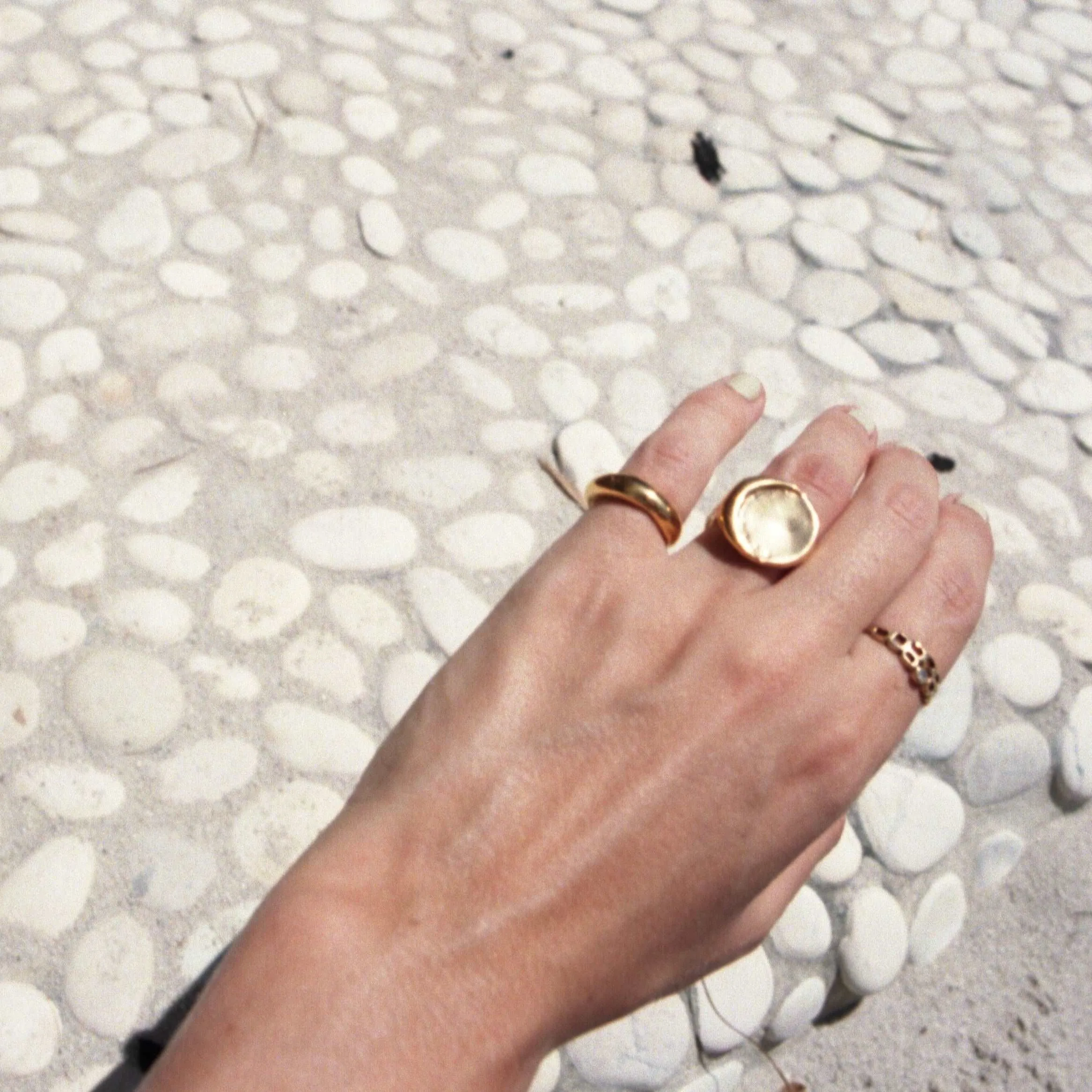 Pinky Ring | Forged by the Ocean // 14k gold