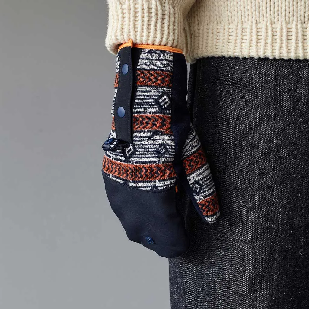 Printed Fleece Mittens