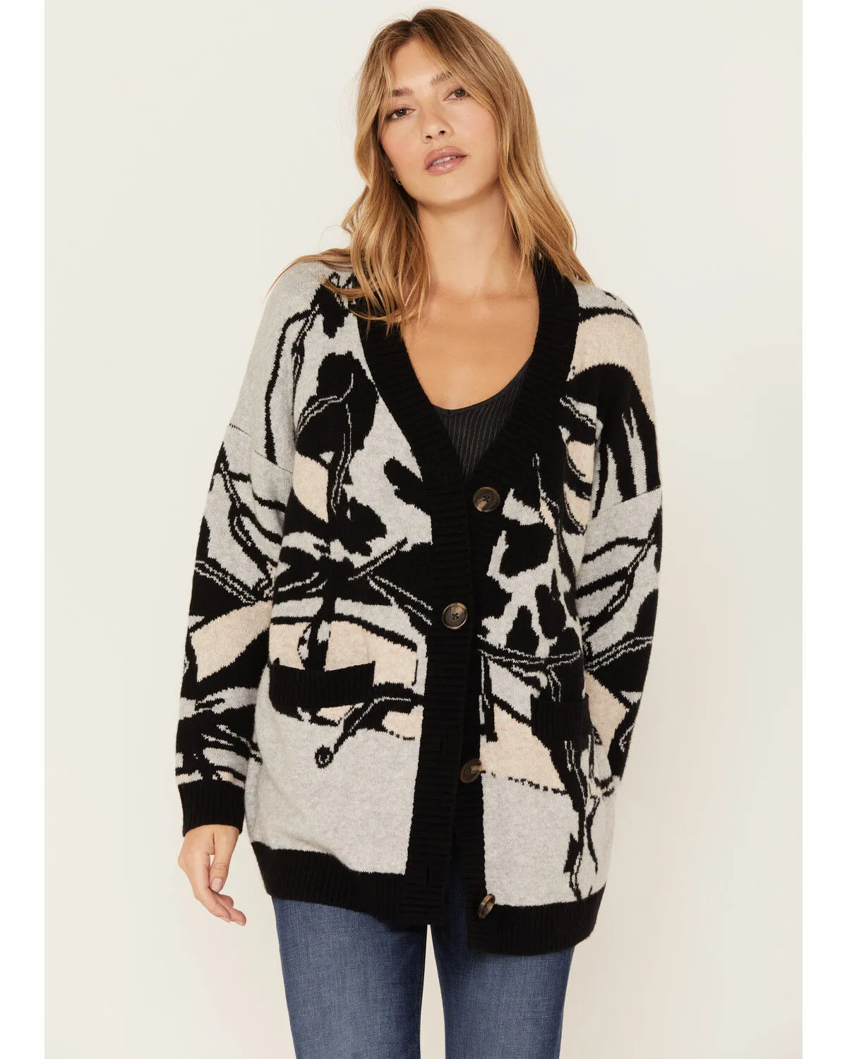 Product Name:  Idyllwind Women's Alice Floral Abstract Cardigan