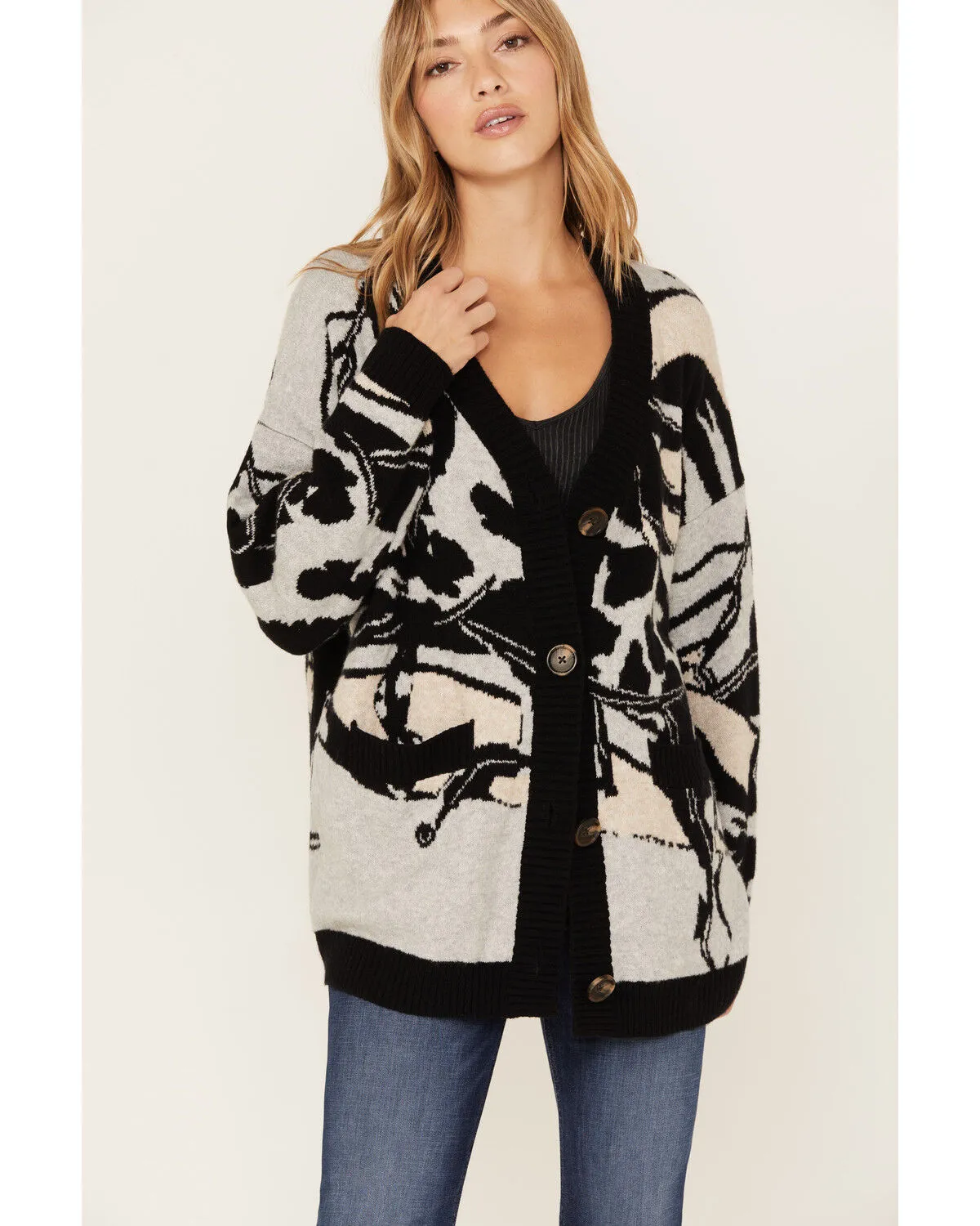 Product Name:  Idyllwind Women's Alice Floral Abstract Cardigan