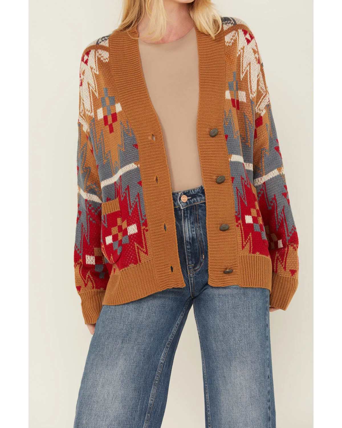 Product Name:  Wrangler Women's Southwestern Print Boyfriend Cardigan