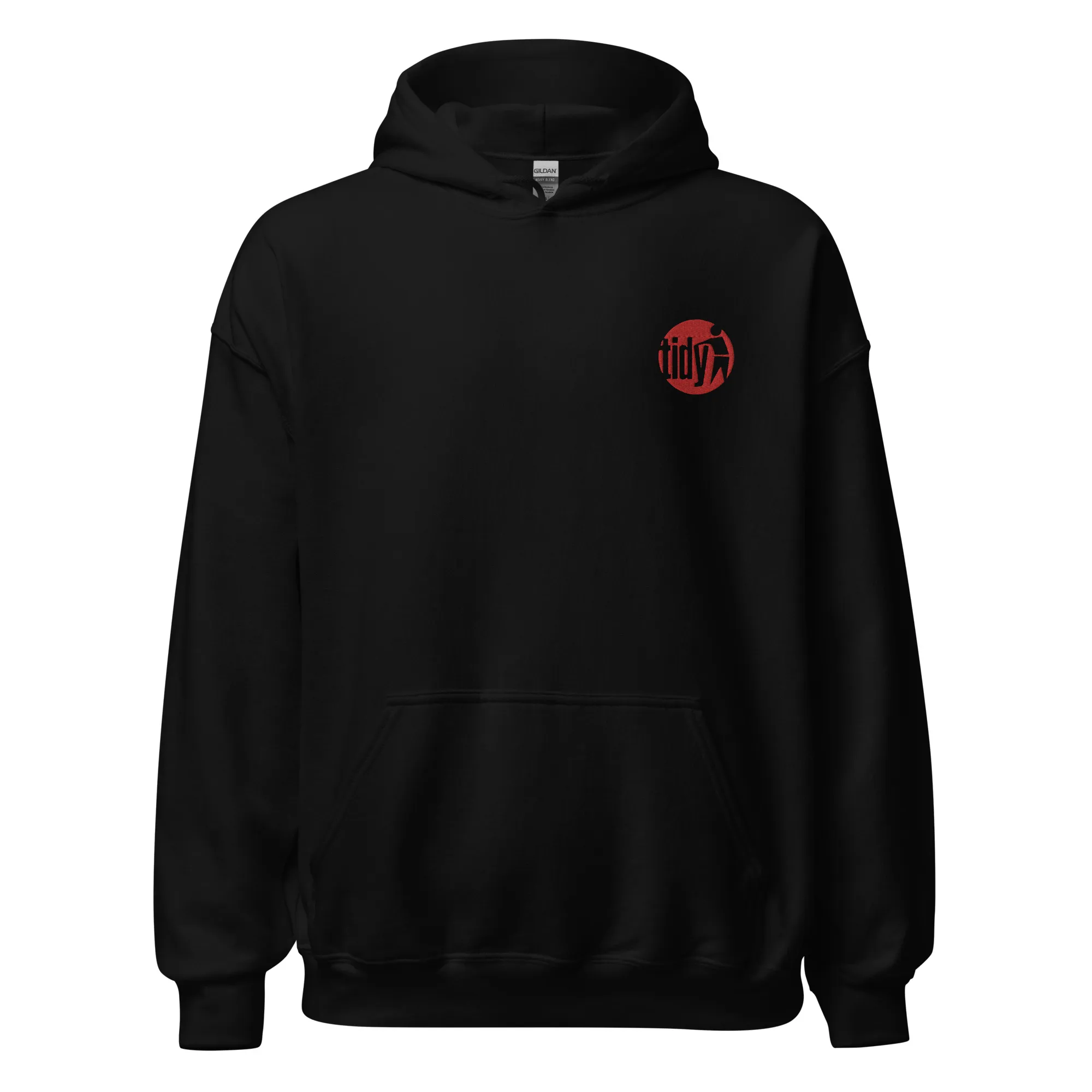 Red Tidy Hoodie (embroidered)