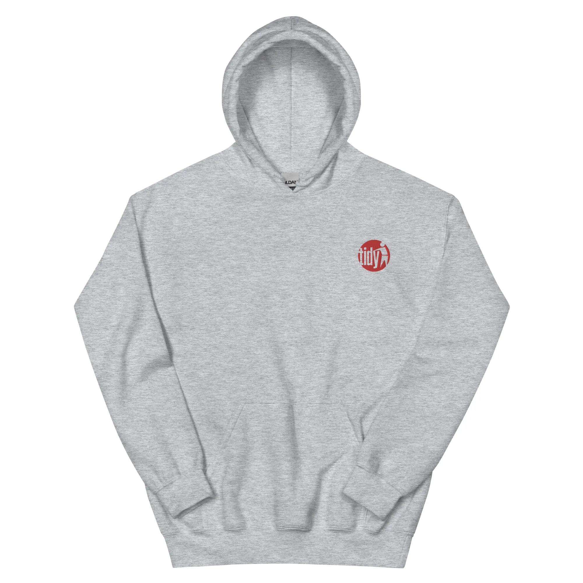 Red Tidy Hoodie (embroidered)