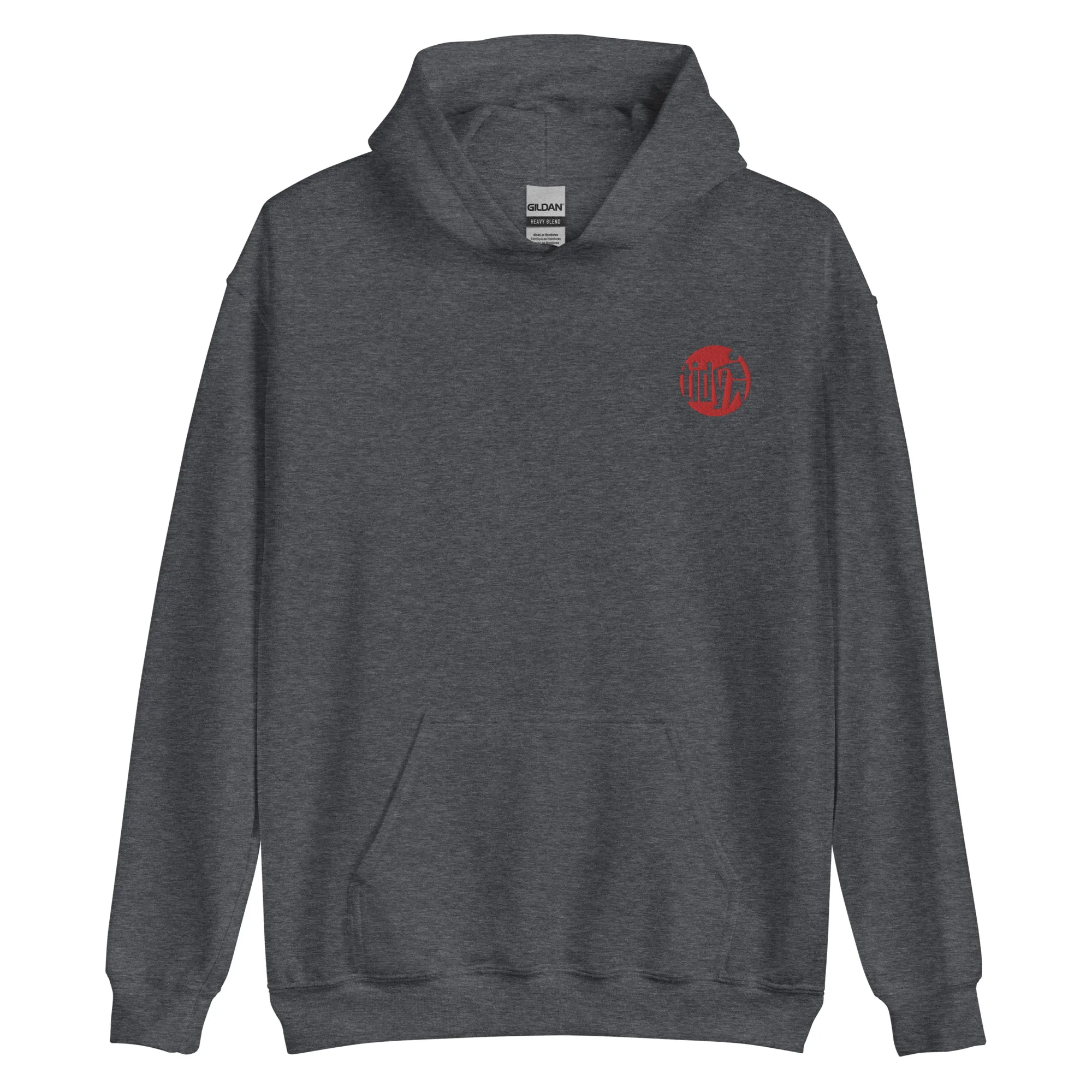 Red Tidy Hoodie (embroidered)